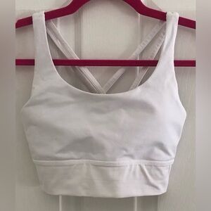 Lululemon Athletica White Sports Bra